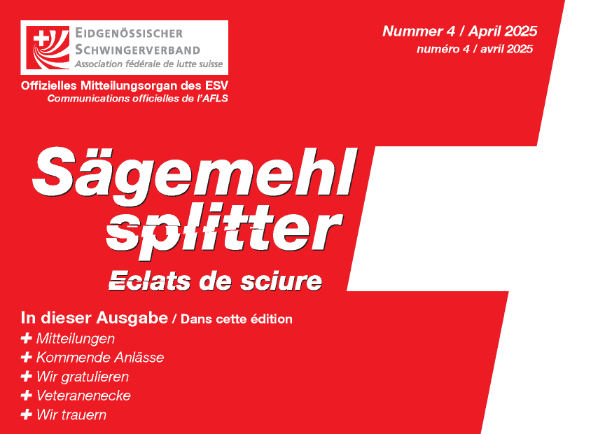 Nummer 4 / April 2025 / numéro 4 / avril 2025